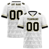 Custom White 3D Pattern Black Personalized Authentic Football Jersey FBJ02-bc0faee