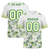 Custom White Hawaii Yellow Personalized Authentic Football Jersey FBJ02-bc0fa90