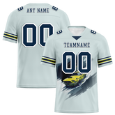 Custom Grey Drift Fashion Black Personalized Authentic Football Jersey FBJ02-bc0fb0c