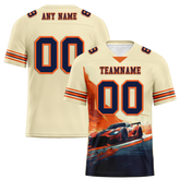 Custom Yellow Orange Drift Fashion Black Personalized Authentic Football Jersey FBJ02-bc0fb0f