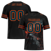 Custom Black Skull Fashion Black Personalized Authentic Football Jersey FBJ02-bc0fbb0