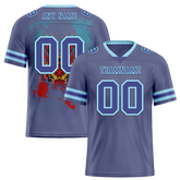 Custom Purple Skull Fashion Purple Personalized Authentic Football Jersey FBJ02-bc0fbb8