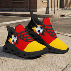 Custom Germany 2026 World Cup High Quality Soccer Stadium Version Jersey Sneakers Sports Shoes and Hat Combo Offer Personalized Team Name and Logo ZH-F028100-4
