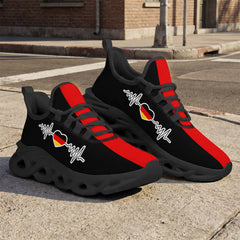 Custom Germany 2026 World Cup High Quality Soccer Stadium Version Jersey Sneakers Sports Shoes and Hat Combo Offer Personalized Team Name and Logo ZH-F028100-5