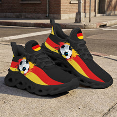 Custom Germany 2026 World Cup High Quality Soccer Stadium Version Jersey Sneakers Sports Shoes and Hat Combo Offer Personalized Team Name and Logo ZH-F028100-6