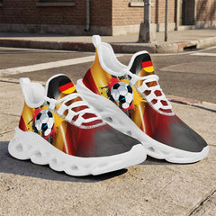 Custom Germany 2026 World Cup High Quality Soccer Stadium Version Jersey Sneakers Sports Shoes and Hat Combo Offer Personalized Team Name and Logo ZH-F028100-7