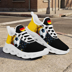Custom Germany 2026 World Cup High Quality Soccer Stadium Version Jersey Sneakers Sports Shoes and Hat Combo Offer Personalized Team Name and Logo ZH-F028100-8