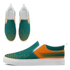 Custom Canvas Sneakers Personalized Slip On Shoes FN071-E023042-6