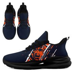 Custom Illinois Personalized Team Fan Gear Sneakers – Unisex Gameday Athletic Shoes Custom Team Name Sports Runners FN079-E020219-7