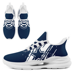 Custom Texas Personalized Team Fan Gear Sneakers – Unisex Gameday Athletic Shoes Custom Team Name Sports Runners FN079-E020219-9