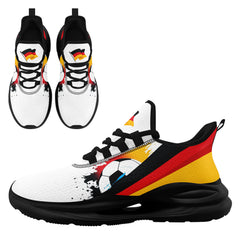 Custom Germany 2026 World Cup High Quality Soccer Stadium Version Jersey Sneakers Sports Shoes and Hat Combo Offer Personalized Team Name and Logo ZH-F028102-1