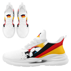 Custom Germany 2026 World Cup High Quality Soccer Stadium Version Jersey Sneakers Sports Shoes and Hat Combo Offer Personalized Team Name and Logo ZH-F028102-1