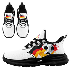 Custom Germany 2026 World Cup High Quality Soccer Stadium Version Jersey Sneakers Sports Shoes and Hat Combo Offer Personalized Team Name and Logo ZH-F028102-2