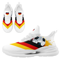 Custom Germany 2026 World Cup High Quality Soccer Stadium Version Jersey Sneakers Sports Shoes and Hat Combo Offer Personalized Team Name and Logo ZH-F028102-3