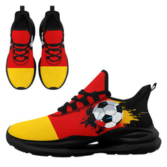 Custom Germany 2026 World Cup High Quality Soccer Stadium Version Jersey Sneakers Sports Shoes and Hat Combo Offer Personalized Team Name and Logo ZH-F028102-4