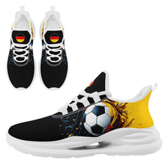 Custom Germany 2026 World Cup High Quality Soccer Stadium Version Jersey Sneakers Sports Shoes and Hat Combo Offer Personalized Team Name and Logo ZH-F028102-8