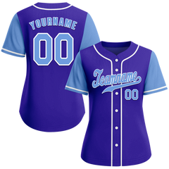 Custom Blue Aqua Raglan Sleeves Aqua Authentic Baseball Jersey