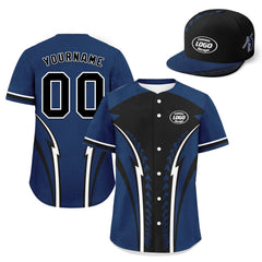 Custom Baseball Jersey and Hat Combo Offer Personalized Combo ZH-E023021-11