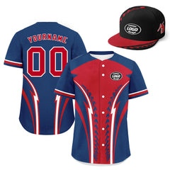 Custom Baseball Jersey and Hat Combo Offer Personalized Combo ZH-E023021-14