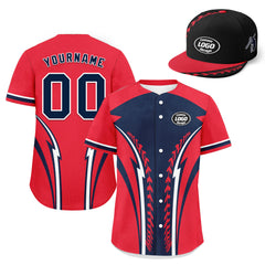 Custom Baseball Jersey and Hat Combo Offer Personalized Combo ZH-E023021-18