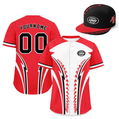 Custom Baseball Jersey and Hat Combo Offer Personalized Combo ZH-E023021-21