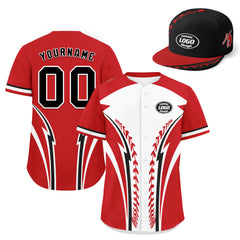 Custom Baseball Jersey and Hat Combo Offer Personalized Combo ZH-E023021-26