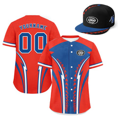 Custom Baseball Jersey and Hat Combo Offer Personalized Combo ZH-E023021-29
