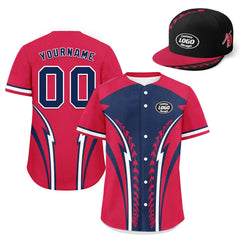 Custom Baseball Jersey and Hat Combo Offer Personalized Combo ZH-E023021-3