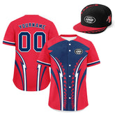 Custom Baseball Jersey and Hat Combo Offer Personalized Combo ZH-E023021-9