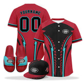 Custom Baseball Jersey Hat and Shoes Combo Offer Personalized Combo ZH-E023030-1