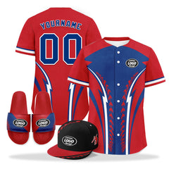 Custom Baseball Jersey Hat and Shoes Combo Offer Personalized Combo ZH-E023030-28