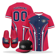 Custom Baseball Jersey Hat and Shoes Combo Offer Personalized Combo ZH-E023030-3