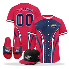 Custom Baseball Jersey Hat and Shoes Combo Offer Personalized Combo ZH-E023030-3