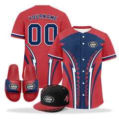 Custom Baseball Jersey Hat and Shoes Combo Offer Personalized Combo ZH-E023030-5