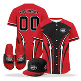 Custom Baseball Jersey Hat and Shoes Combo Offer Personalized Combo ZH-E023030-8
