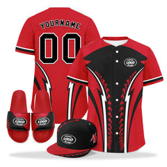 Custom Baseball Jersey Hat and Shoes Combo Offer Personalized Combo ZH-E023030-8