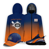 Custom Baseball Outerwear Hat and Shoes Combo Offer Personalized Combo ZH-E025023-12