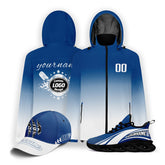 Custom Baseball Outerwear Hat and Shoes Combo Offer Personalized Combo ZH-E025023-13