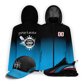 Custom Baseball Outerwear Hat and Shoes Combo Offer Personalized Combo ZH-E025023-16