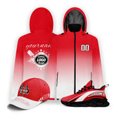 Custom Baseball Outerwear Hat and Shoes Combo Offer Personalized Combo ZH-E025023-21