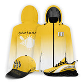 Custom Baseball Outerwear Hat and Shoes Combo Offer Personalized Combo ZH-E025023-22