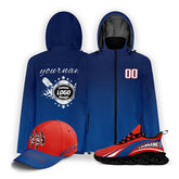 Custom Baseball Outerwear Hat and Shoes Combo Offer Personalized Combo ZH-E025023-29