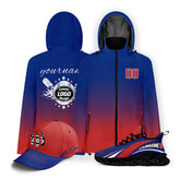 Custom Baseball Outerwear Hat and Shoes Combo Offer Personalized Combo ZH-E025023-6