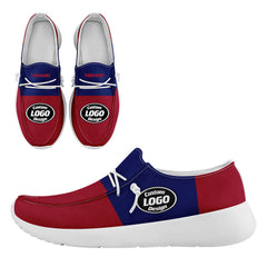 Custom New York Red Blue Shoes Personalized Sneaker FN018-D020278-21