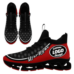 Custom Black Red Maxsoul Shoes Personalized Sneaker FN030XD-D020388-3