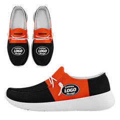 Custom Cincinnati Black Orange Shoes Personalized Sneaker FN018-D020278-6