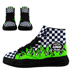 Custom Green Blue White Seattle Firesoul Shoes Personalized Sneaker FN039-D020272-27