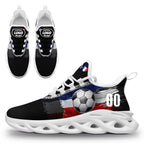 Custom France 2026 World Cup Sneakers DIY Country Flag Running Shoes Lightweight Sport Shoes Gift for Football Fans Personalized Team Name and Logo FN003-F025037-5