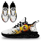 Custom Spain 2026 World Cup Sneakers DIY Country Flag Running Shoes Lightweight Sport Shoes Gift for Football Fans Personalized Team Name and Logo FN003-F025036-4