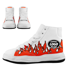 Custom Orange White Cleveland Firesoul Shoes Personalized Sneaker FN039-D020272-8